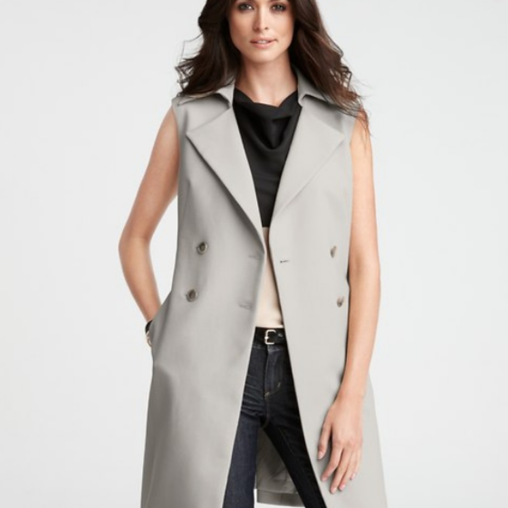 GLAMOROUS Ann Taylor Trench Dress- Size Medium